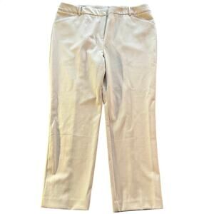 NWT Chico’s Light Khaki So Slimming Straight Leg Pants Size 3.5 (18R)